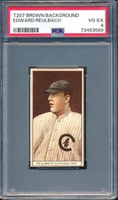 T207 Recruit 606: EDWARD ED REULBACH Chicago Cubs Tougher Factory ~ PSA 4
