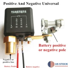 12V Car Battery Disconnect Cut Off Master Kill Switch Wireless Remote Universal