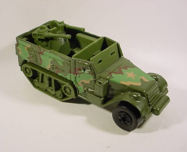 Hot Wheels Olive Tank Gunner Gun Bucket Mint Loose