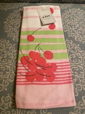  NWT VERA   Neumann CHERRIES 100% Cotton Terr...