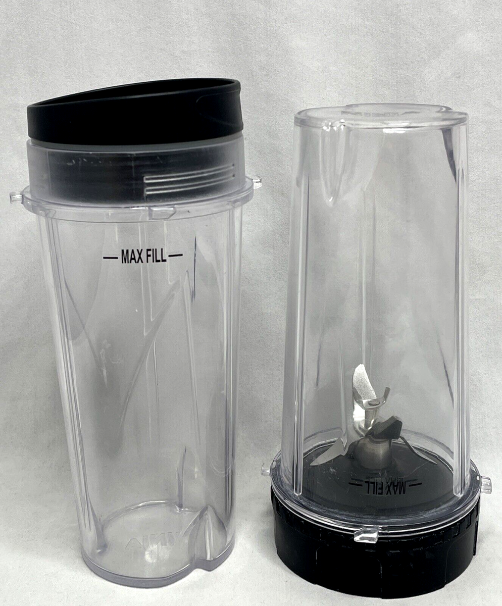 Nutri Ninja 24oz Blender Cup w/Lid, Hybrid Edge Blade