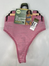 Kindly Yours Thongs 3 Pack Seamless Size XL 16-18 Sustainable Seamless Thong