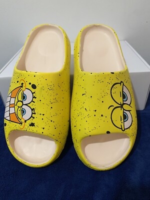 Custom SpongeBob anime artwork slides Unisex sandals slipper  display picture 3