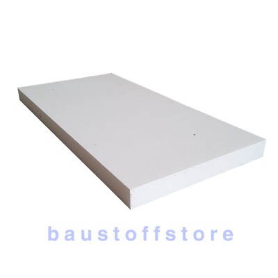 (38,10  /m²)  0,5 m² Fassadendämmplatte 1.000x500mm weiß EPS 035 WDV Stärke 80mm