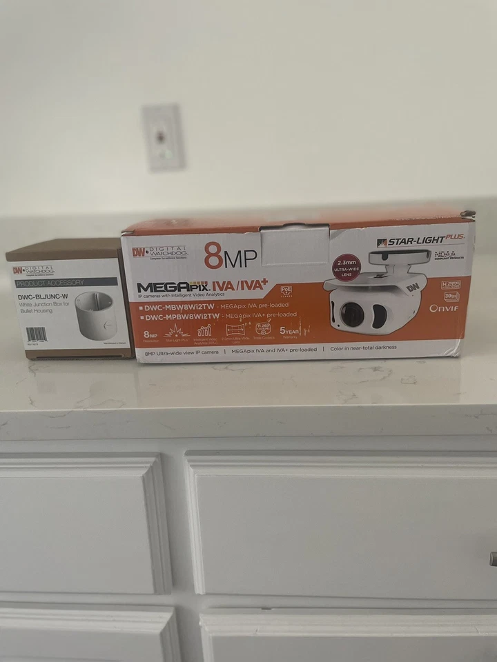 Brand New Digital Watchdog 8MP IP Camera W/ Intelligent Video Analytics