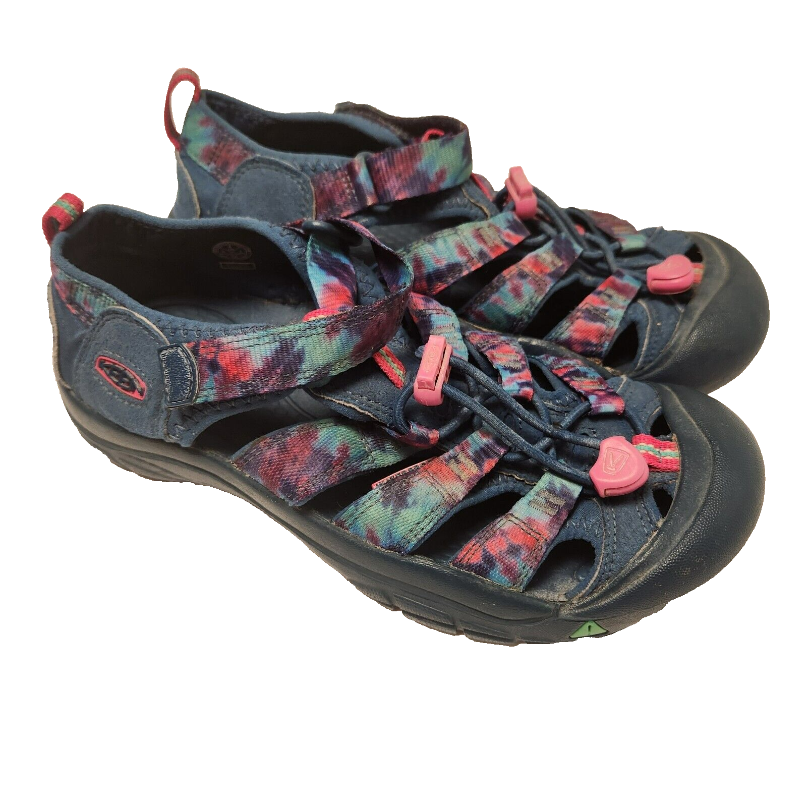 Scarpe da acqua Keen Newport H2 sandali da trekking arcobaleno tie dye grandi bambini taglia 4