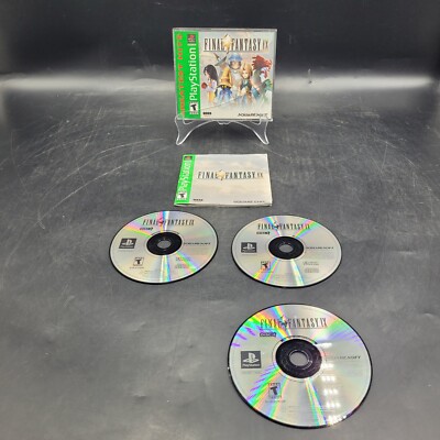PlayStation Greatest Hits Final Fantasy IX SquareSoft Video Game *Missing Disc 1