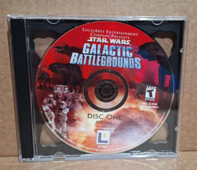 Star Wars: Galactic Battlegrounds (PC, 2001) - Discs Only, Tested