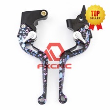 Palanca de palanca de freno CNC 3D camuflaje para moto Yamaha modelos personalizados