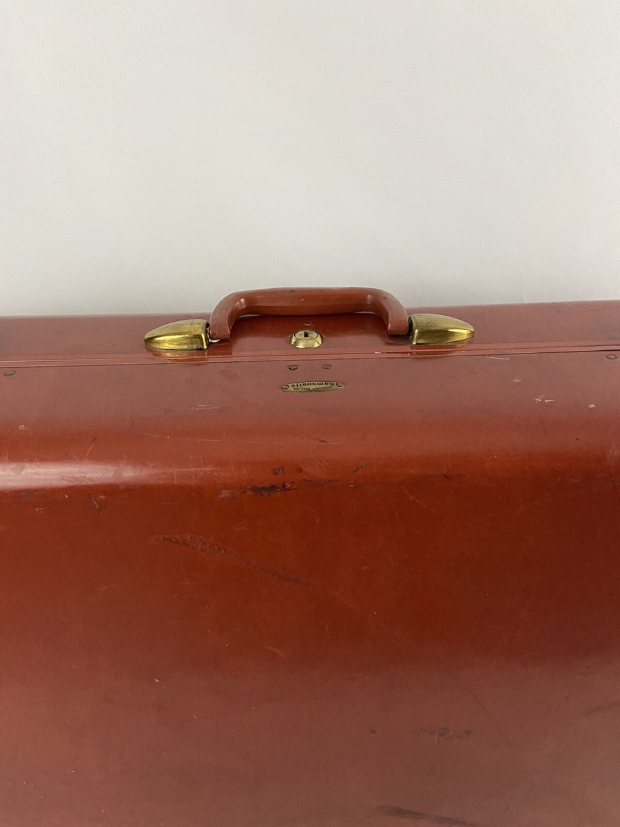 Samsonite ヴィンテージ キャリーケース Vintage Samsonite Retro Orange Hard 24 Inch Luggage Suitcase