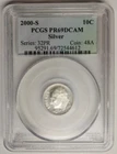 2000-S PCGS PR69 DCAM Roosevelt Dime Silver