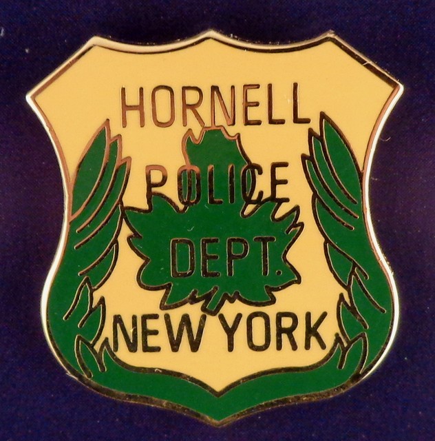 Hornell NY New York Police patch Lapel pin MAPLE LEAF eBay