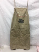 Pampered Chef Apron Consultant Round Up Tan Beige Double Pocket Adjustable