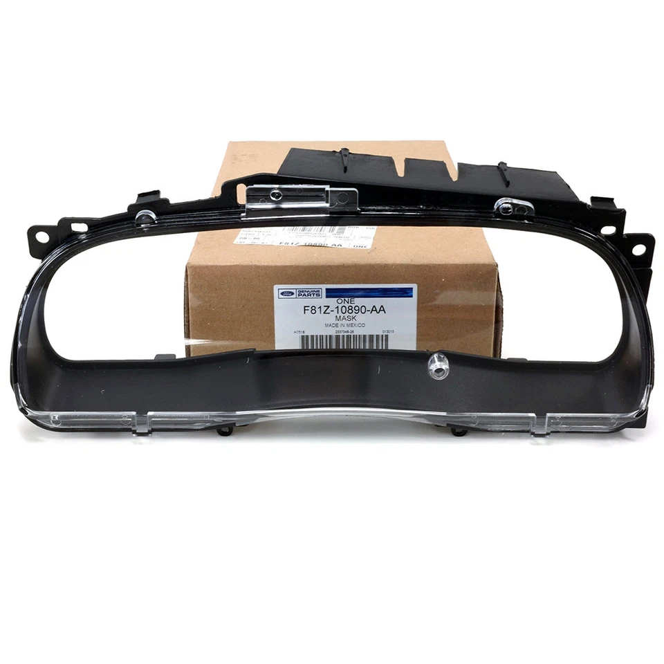 Bisel medidor de cuadro de instrumentos OEM NUEVO con cubierta transparente Super Duty F81Z10890AA Foto 4 de 4