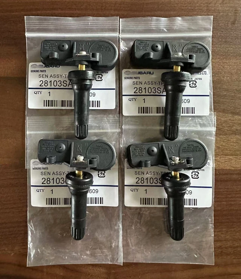 Complete Set of 4 Genuine OEM Subaru TPMS Tire Pressure Sensors Kit 28103SA001 - Изображение 2 из 4