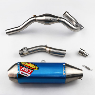 EXHAUST FULL SYSTEM STAINLESS RACHING BLUE FIT FOR HONDA CRF300L 2020-2025