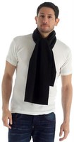 Black Fleece Scarf Warm Soft & Cosy Thermal Large  Winter Ski 25x160cm,
