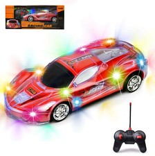Light Up RC Car with Spectacular Flashing Lights  for Kids, Boys & Girls