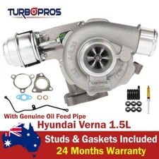 Upgrade Billet Turbo Charger With Genuine Oil Feed Pipe For Hyundai Verna 1.5L
