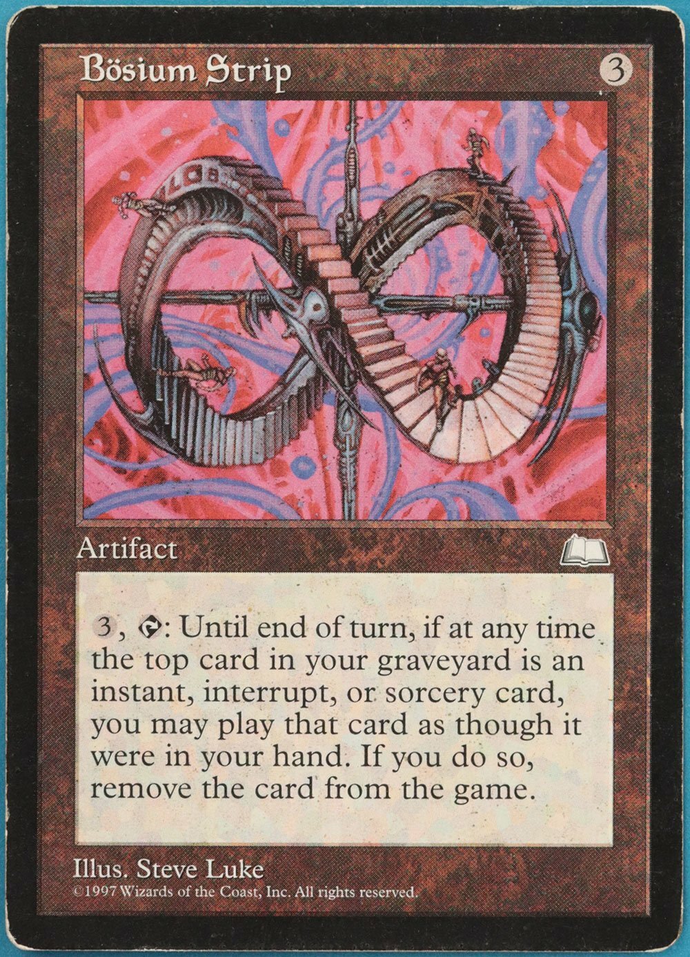 Bosium Strip Weatherlight HEAVILY PLD (Rare Reserved List Magic Card) (300880)