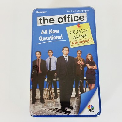 The Office Trivia Card Game The Sequel Blue Metal Tin New & Sealed 2010