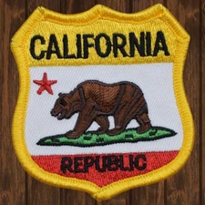 California State Embroidered Patch — Iron On