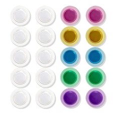 20 Colorful Magnets for Glass Whiteboards Dry Erase Boards Office Supplies