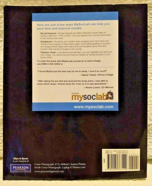 Essentials of Sociology Book James M Henslin 9th Edition ISBN 9780205