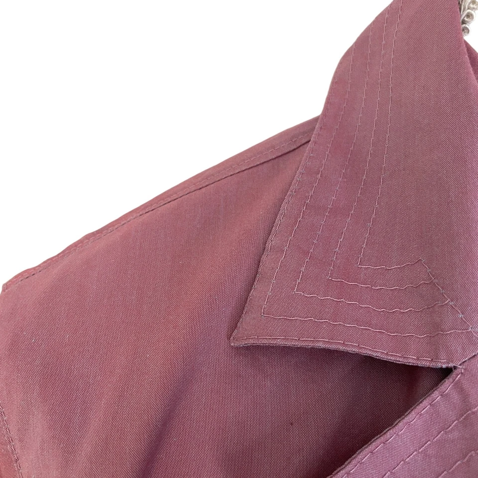 Blusa Top Clásica Entier Iridiscente Envolvente Mujer 14 Púrpura Femenina Foto 3 de 4