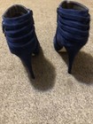 Michael Antonio "MAVE" Womens Microfiber Suede Dark Blue Bootie Stiletto Size 9 — photo 4