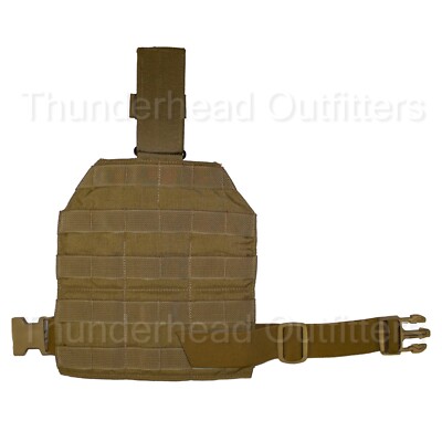 Eagle Industries MOLLE Khaki Single Point DROP LEG PANEL w/ Hip Extender LN