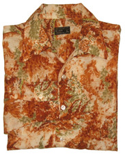 Men's VtG 70s JC PENNEY Disco Style Sheer Polyester Button-Front Groovy Shirt L