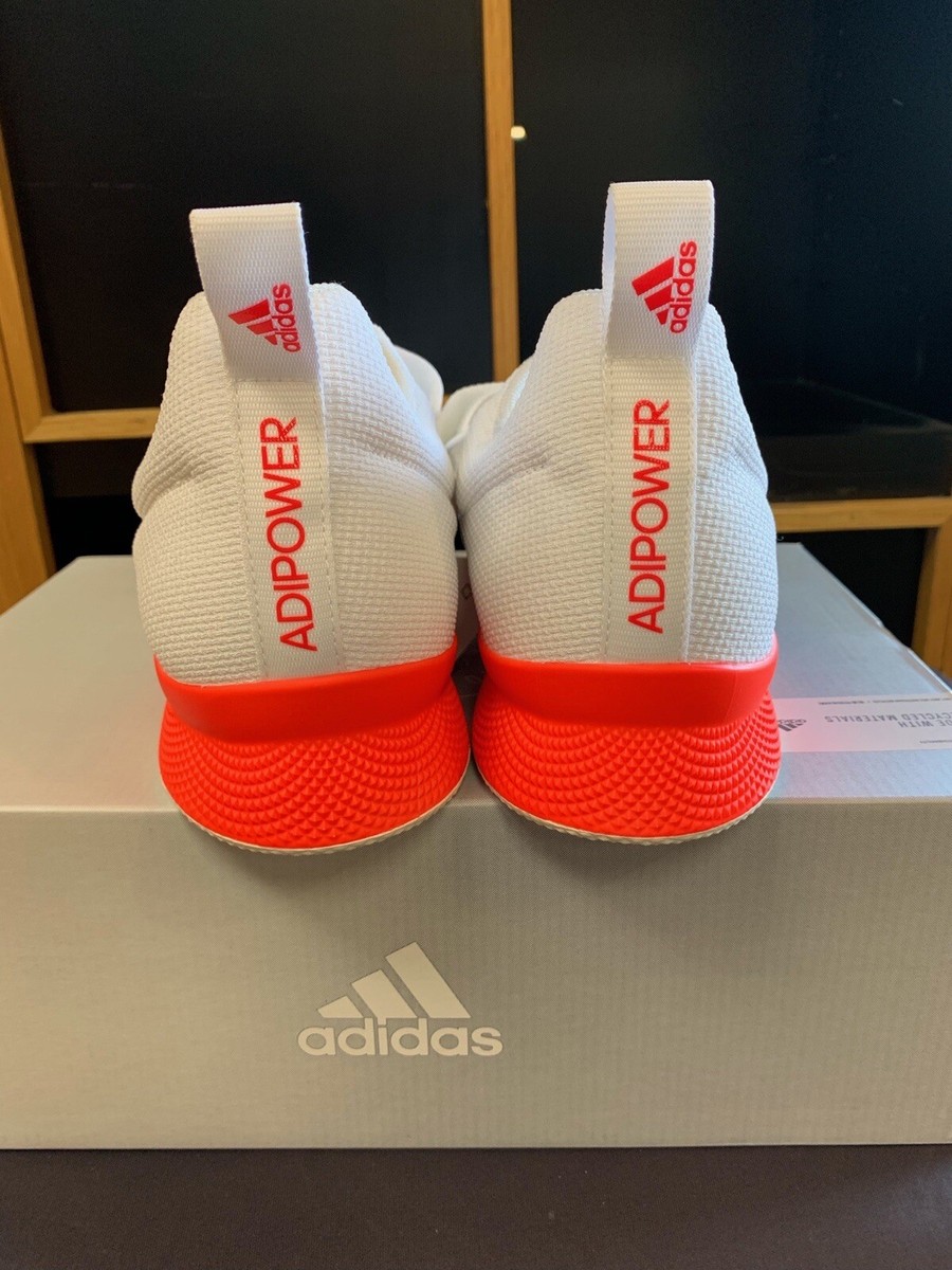 ウエイトトレーニング  ADIPOWER2 Size 12 - Adidas Adipower Weightlifting 2 White Solar Red for sale