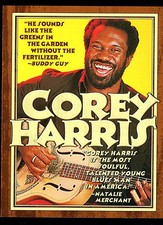 ORIGINAL VINTAGE Corey Harris 1996 Blues 4 Page Color Promo Limited  
