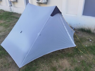 3F UL Gear Lanshan Ultralight Tent, 1 Person, White Backpacking Tent Hiking Gear