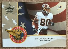 Laveranues Coles 2004 Leaf Rookies & Stars Great American Heroes White #GAH10 #d