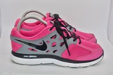 Nike 599295-600 Dual Fusion Lite Pink/Gray Running Shoes Size 6Y