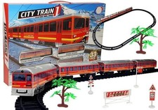 Elektrische Spielzeugeisenbahn Eisenbahn Set Licht & Sound Zug Schienen Zugset