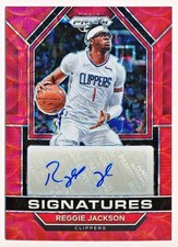 2022-23 Prizm Reggie Jackson Signatures Prizms Choice Auto #SIG-RJA