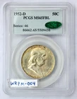 1952-D Franklin Half Dollar 50c PCGS MS65 FBL CAC