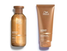 Wella Professionals Ultimate Smooth Shampoo 8.4 oz  Conditioner 6.7 oz Set