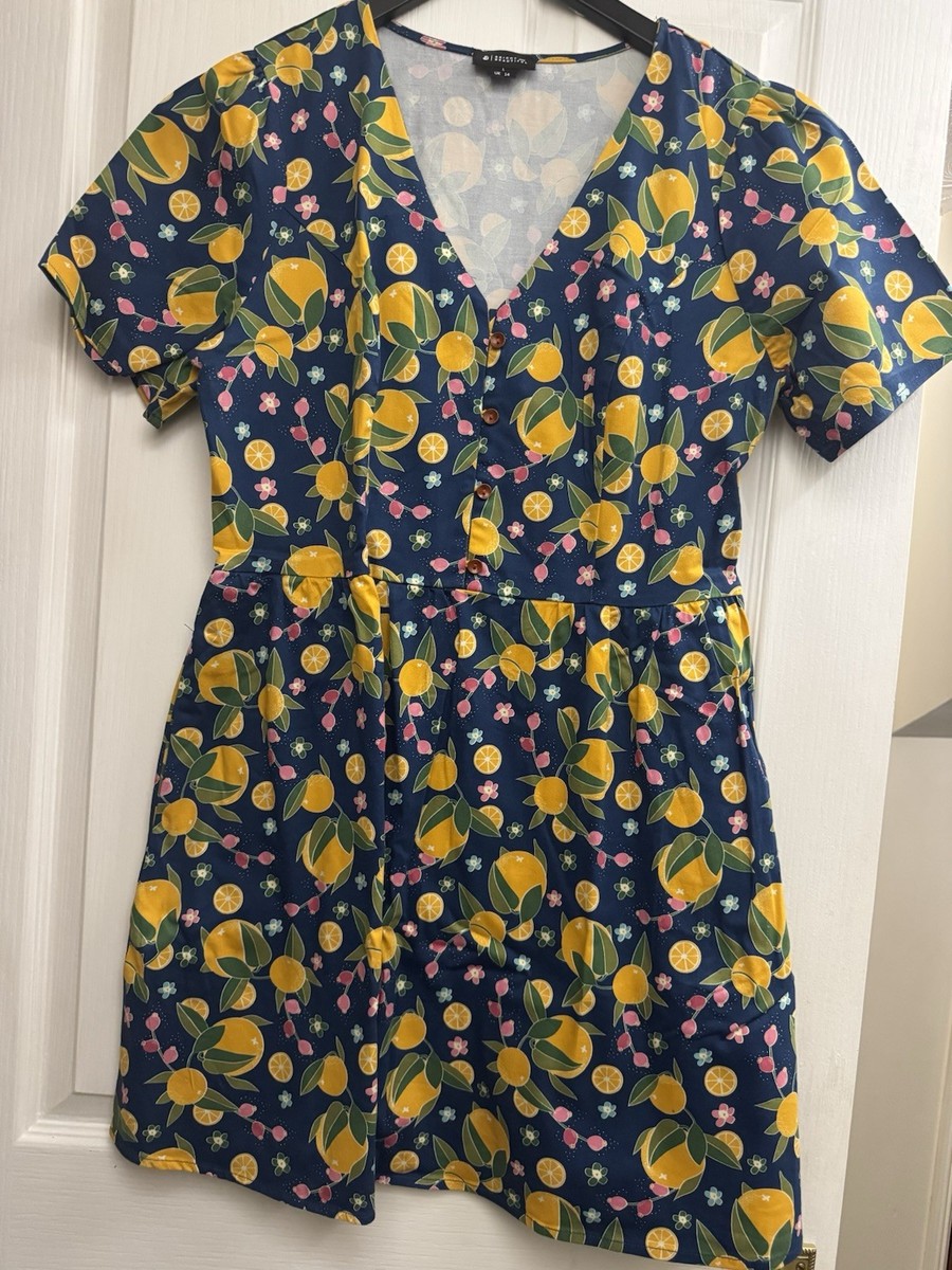 collectif oranges dress Caterina Orange Flared Dress