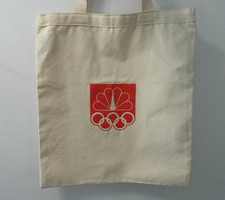 Vintage 80s Olympics "NBC & General Electric" 13x15" Canvas Tote Bag (Fabriko)