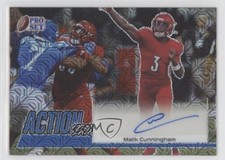 2022 Leaf Pro Set Metal Action Ink Blue Mojo 4/20 Malik Cunningham Auto 0z07