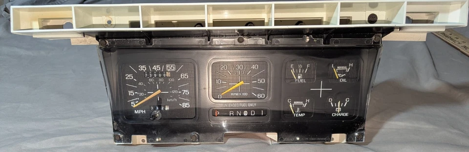1980-1986 FORD F150 F250 F350 Bronco GAS TAC Speedometer Cluster 74K OEM SPEEDO - Image 4 of 4