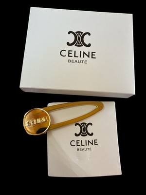Celine Beauté Gold Hair‎ Clip Celine Hair Clip in Brass with gold finish, Steel and Zamak  main image 4