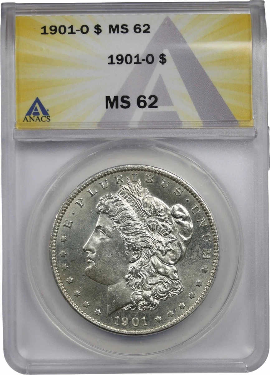 MS 62 Graded 1901 Year Morgan US Dollars (1878-1921) for sale | eBay