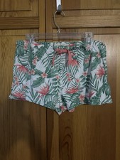 Women s PJ Salvage Playful Print Coral Flower Shorts Size L