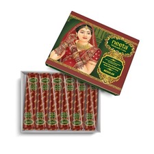Henna Mehandi Cone for Hand Designing, Wedding 12 Pcs in 1 Box Pack of 1