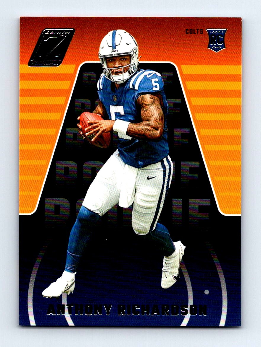 #102 2023 Zenith BASE = Anthony Richardson RC Indianapolis Colts